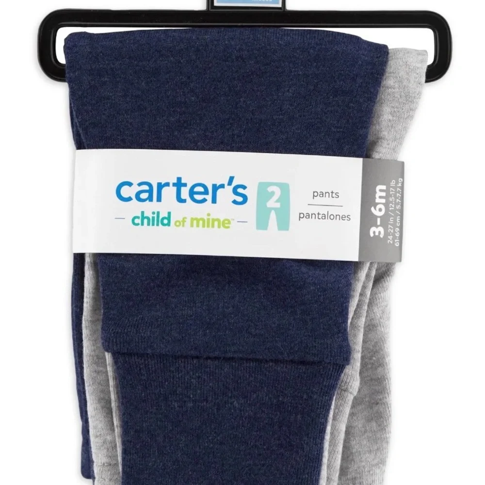 Carter's Navy and Gray Pants Set